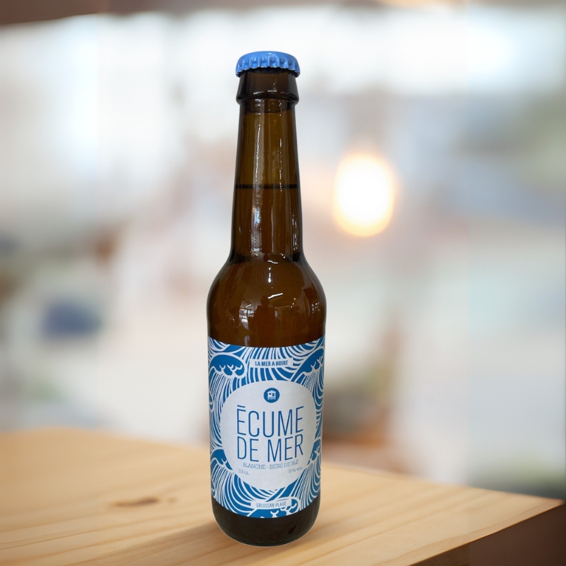 Ecume de mer Bière blanche - Bières Brasserie la Mer à Boire
