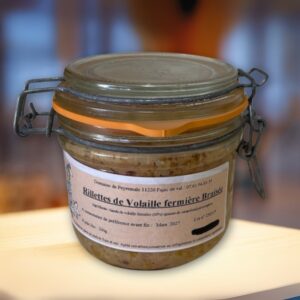 rillettes de Volaille fermière braisée du Domaine de Peyremale